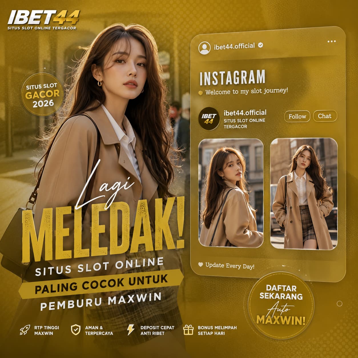 IBET44 Lagi Meledak Situs Slot Online Paling Cocok Untuk Pemburu Maxwin