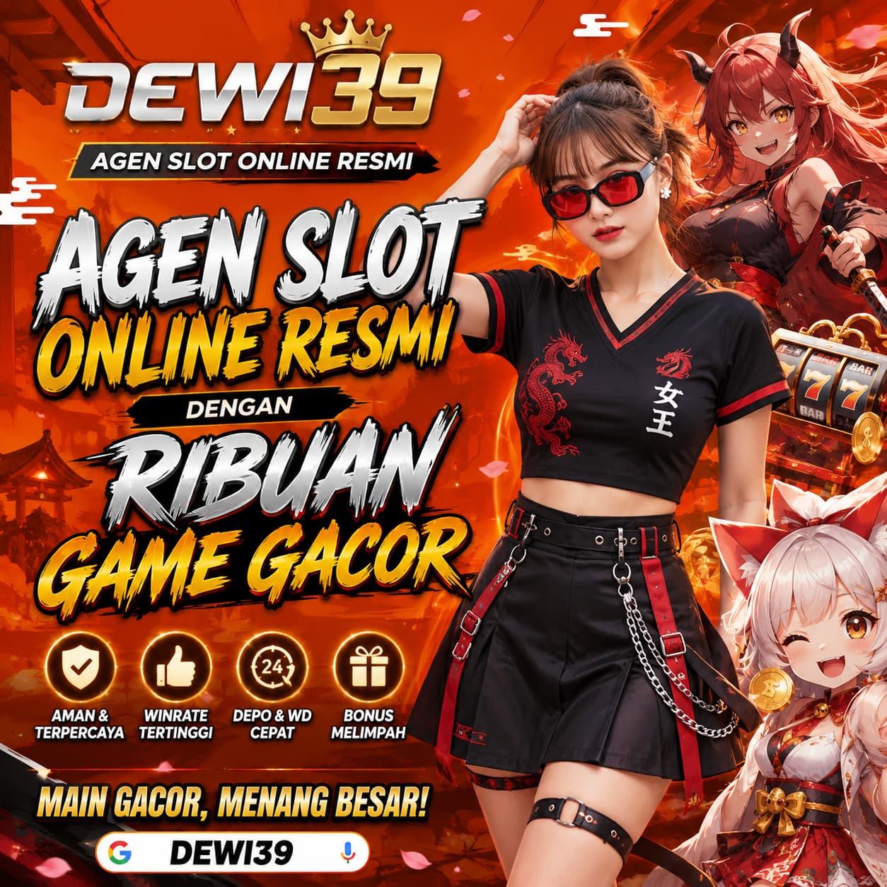 DEWI39 Agen Slot Online Resmi dengan Ribuan Game Gacor