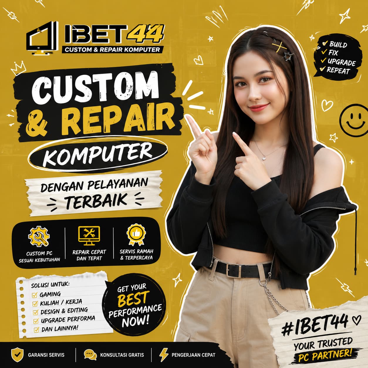IBET44: Custom & Repair Komputer Dengan Pelayanan Terbaik
