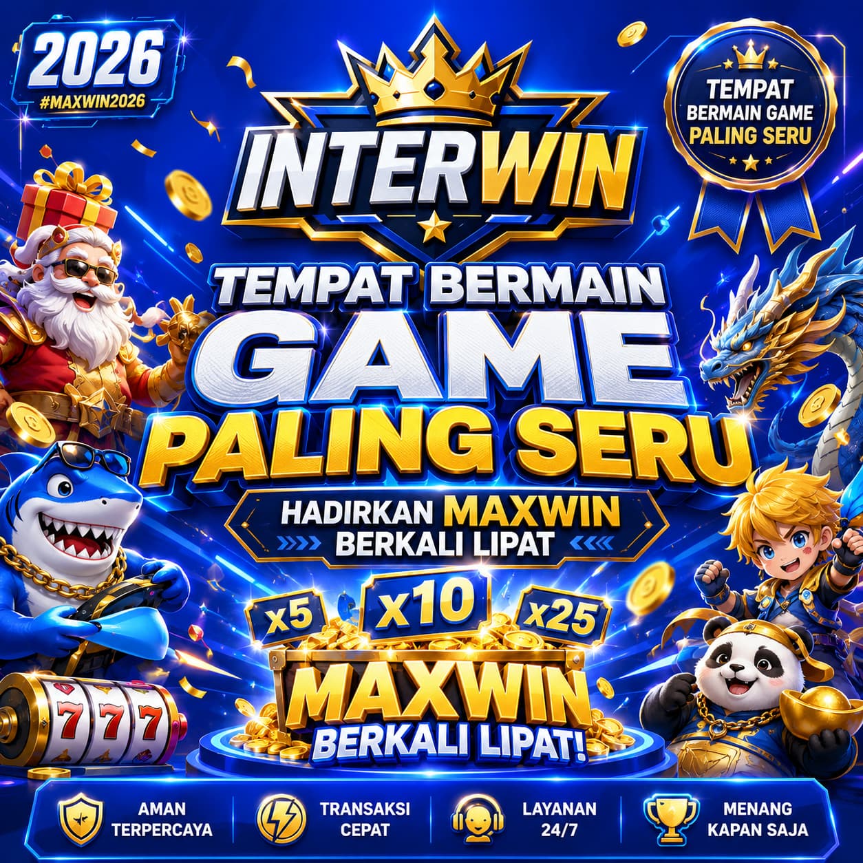 INTERWIN Tempat Bermain Game Paling Seru Hadirkan Maxwin Berkali Lipat