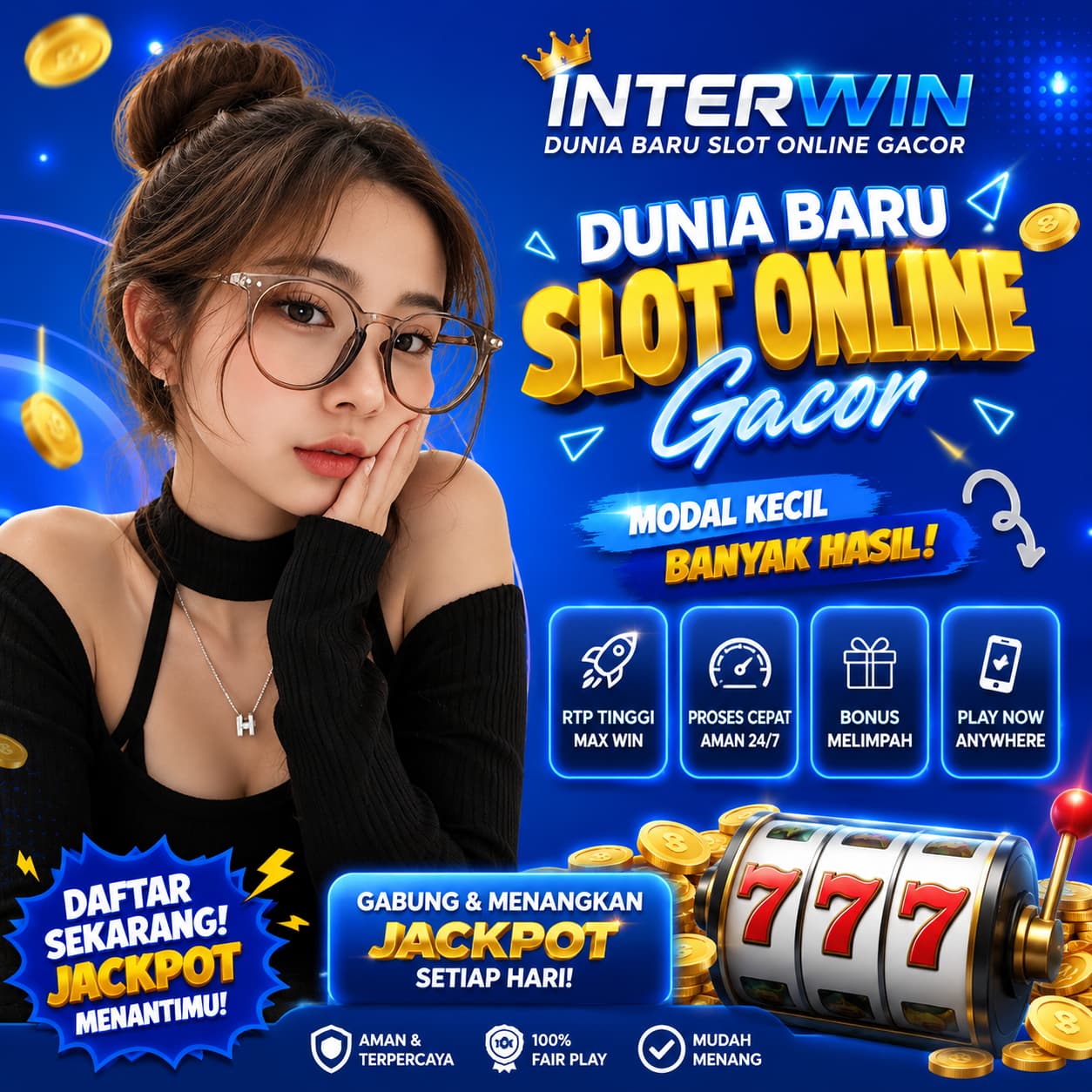 INTERWIN Dunia Baru Slot Online Gacor Modal Kecil Banyak Hasil