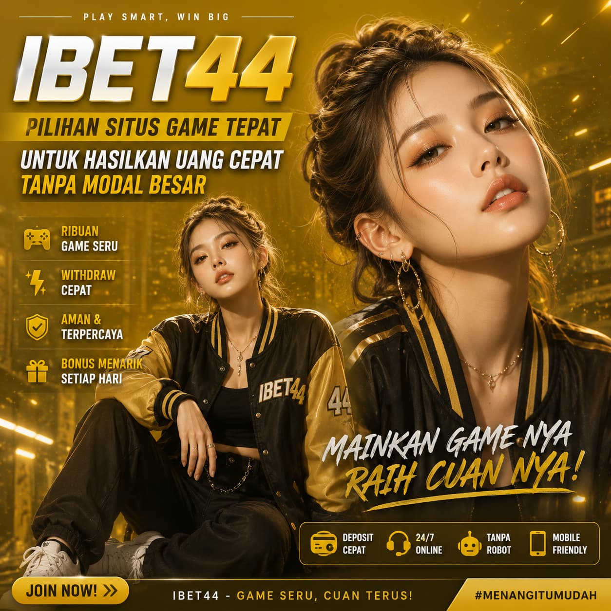 IBET44 Pilihan Situs Game Tepat Untuk Hasilkan Uang Cepat Tanpa Modal Besar