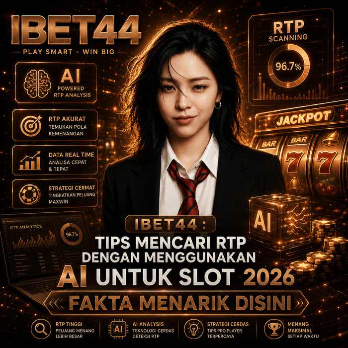 IBET44 : Tips Mencari RTP Dengan Menggunakan AI Untuk Slot 2026
