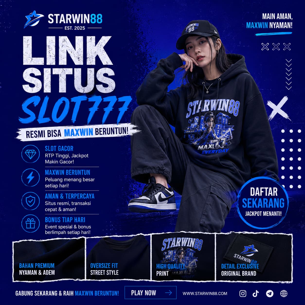 STARWIN88 Link Situs Slot777 Resmi Bisa Maxwin Beruntun