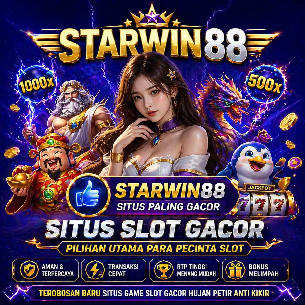STARWIN88 Terobosan Baru Situs Game Slot Gacor Hujan Petir Anti Kikir